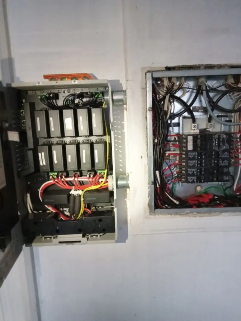 Electrical panel upgrade completed for Security Camera Wiring in Pembroke